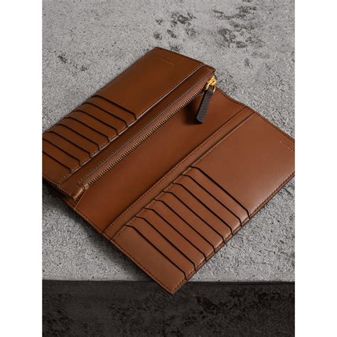 burberry mens wallet leather|Burberry leather continental wallet.